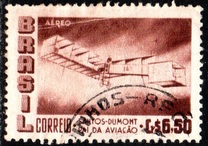[Airmail - The 50th Anniversary of the Dumont's First Heavier-than-air Flight, type AGO]