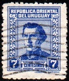 [General Jose Artigas - With Imprint "IMPRENTA NACIONAL" Bottom Right, tegund IW8]