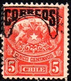 [Crest with Correos Imprint on Top, 类型 O2]