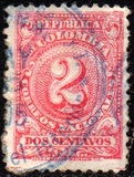 [Coat of Arms and Figures - Imprint: Lit. J.L. Arango Medellin. Col., тип FP2]