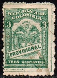 [Numero e stemma Con scritta che dice "Provisional" a circa 14°. La posizione può variare leggermente su vari francobolli nel foglio, a causa dell'aggiunta separata della targhetta "PROVISIONAL" sulle pietre litografiche - Stampatore: Lit. Nacional, Scrivi HE]