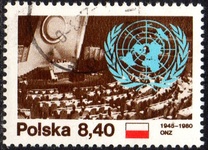 [The 35th Anniversary of the United Nations, type CIP]