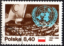 [The 35th Anniversary of the United Nations, type CIP]