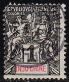 [Inscription: "INDO-CHINE" - Colored Paper, type C]