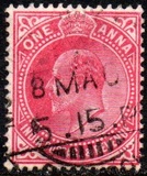 [King Edward VII, 1841-1910 - Inscription "INDIA POSTAGE & REVENUE", प्रकार XAU]