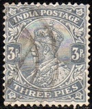 [King George V, 1865-1936 - Stamps of 1911-1926 with New Watermark, प्रकार XAV2]