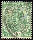 [King George V, 1865-1936 - Stamps of 1911-1926 with New Watermark, प्रकार XAW1]