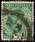 [King George V, 1865-1936 - Inscription "INDIA POSTAGE", type XBX]