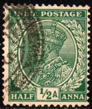[King George V, 1865-1936 - Inscription "INDIA POSTAGE", type XBX]