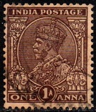 [King George V, 1865-1936 - Inscription "INDIA POSTAGE", type XBY]
