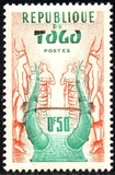 [Issues of 1957 Overprinted "REPUBLIQUE AUTONOME DU TOGO", type BV1]