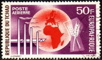 [Airmail - Europafrique, type BK]