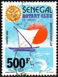 [The 45th Anniversary of Dakar Rotary Club, tegund ABV]