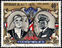 [Airmail - Visit of President Pompidou to Upper Volta, type KU]