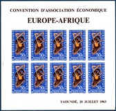 [Airmail - Establishment of the European-African Economic Organization "Europafrique", Scrivi BT]
