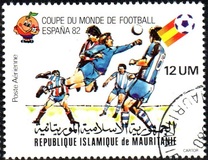 [Airmail - Football World Cup - Spain 1982, type TQ]
