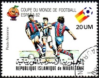 [Airmail - Football World Cup - Spain 1982, type TS]