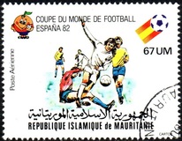 [Airmail - Football World Cup - Spain 1982, type TT]