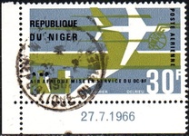 [Airmail - Inauguration of DC-8F Air Services, type DR]