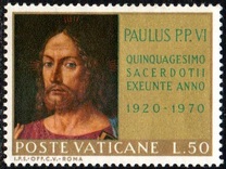 [The 50th Anniversary of the Ordination of Pope Paul VI, type LK]