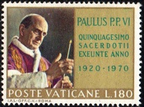 [The 50th Anniversary of the Ordination of Pope Paul VI, type LL]