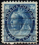 [Queen Victoria - Value in Bottom Corners, type Q7]