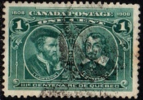 [The 300th Anniversary of the Founding of Quebec, type W]