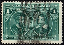 [The 300th Anniversary of the Founding of Quebec, type W]