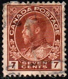 [King George V in Admiral Uniform - New Colors and Values, veids AD13]