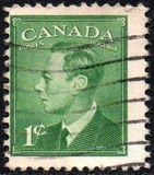 [King George VI - Inscription: "POSTES POSTAGE", տեսակ EJ]