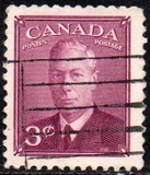[King George VI - Inscription: "POSTES POSTAGE", տեսակ EL]