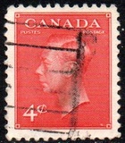 [King George VI - Inscription: "POSTES POSTAGE", տեսակ EM]