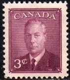 [King George VI As Previous Without Inscription "POSTES POSTAGE", type EQ]