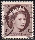 [Queen Elizabeth II - Normal Paper, See 1962 for Fluorescent Stripes, jenis GT]