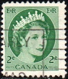 [Queen Elizabeth II - Normal Paper, See 1962 for Fluorescent Stripes, jenis GT1]