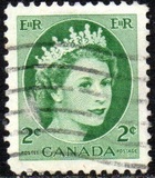 [Queen Elizabeth II - Normal Paper, See 1962 for Fluorescent Stripes, jenis GT1]