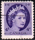 [Queen Elizabeth II - Normal Paper, See 1962 for Fluorescent Stripes, jenis GT3]