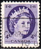 [Queen Elizabeth II - Normal Paper, See 1962 for Fluorescent Stripes, jenis GT3]