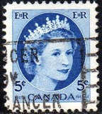 [Queen Elizabeth II - Normal Paper, See 1962 for Fluorescent Stripes, տեսակ GT4]