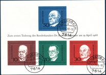 [The Memorial Edition of Konrad Adenauer, වර්ගය NI]