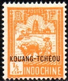 [Indochinese Postage Stamps Overprinted "KOUANG-TCHÈOU", type G1]