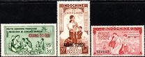 [Indochinese Postage Stamps Overprinted "KOUANG-TCHÈOU", type T]