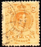 [King Alfonso XIII - Different Colors, type BG26]