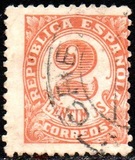 [Definintive Issue - Inscription: "REPUBLICA ESPAÑOLA", type FW1]