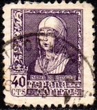 [Queen Isabella, 1451-1504 - Different Perforation, type LE3]