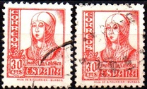 [Queen Isabella, 1451-1504 - Different Perforation, type LE2]