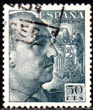 [General Franco - Without Imprint below Value, тип LI20]