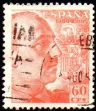 [General Franco - Without Imprint below Value, тип LI21]