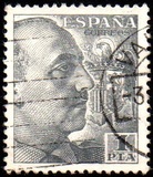 [General Franco - Without Imprint below Value, тип LI23]