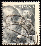 [General Franco - Without Imprint below Value, тип LI23]